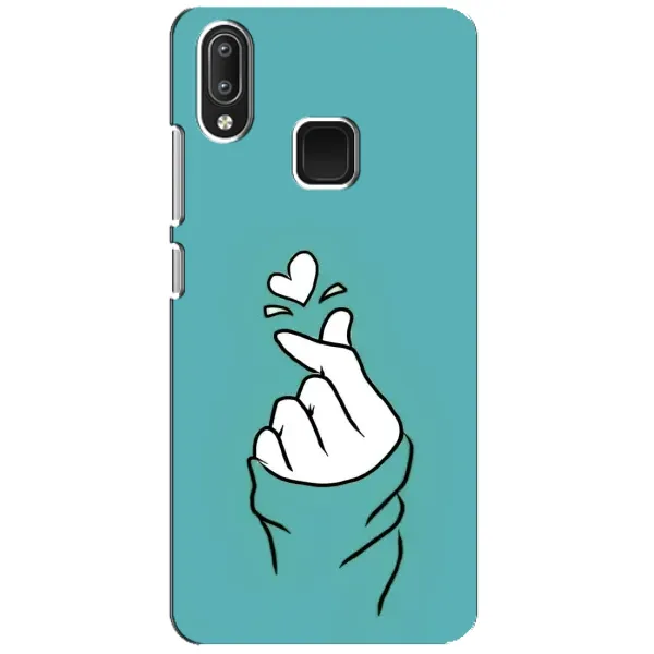 Чехол с рисунком «Сердечко на бирюзовом» для Vivo Y95