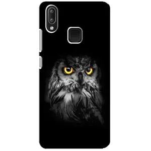 Чехлы с принтом СОВЫ для Vivo Y95 (Сова на чёрном)