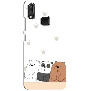 Чехлы с изображением разных животных для Vivo Y95 (Удивленные медвеженки)