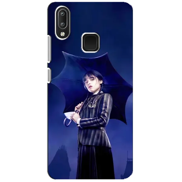 Чехол с рисунком «Уэнсдей с зонтом» для Vivo Y95