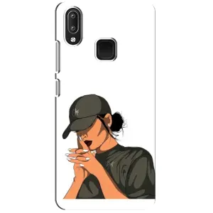 Силіконовый Чохол на Vivo Y95 з картинкой Модных девушек (У зеленому)