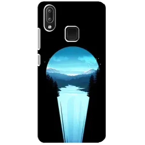 Летний Чехол на Vivo Y95 (Синий Водопад)