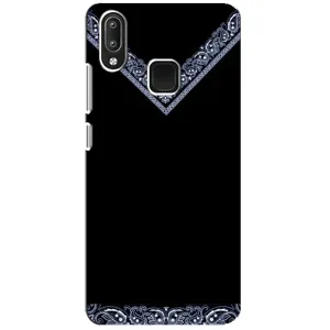 Силиконовый Чехол на Vivo Y95 (Воротник вышиванки)
