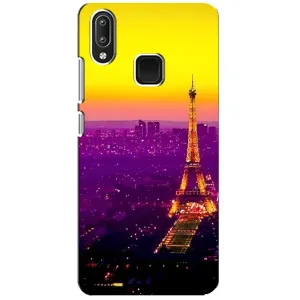 Чехол с Эйфелевой башней на Vivo Y95 (Яркая башня)
