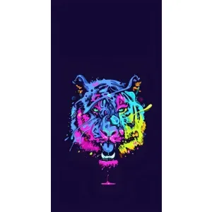 Силиконовый бампер с картинкой животных для Xiaomi 11T / 11T Pro (Тигр-Арт)