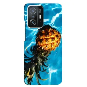 Чохол з зображенням смачної їжі для Xiaomi 11T / 11T Pro (Ананас)