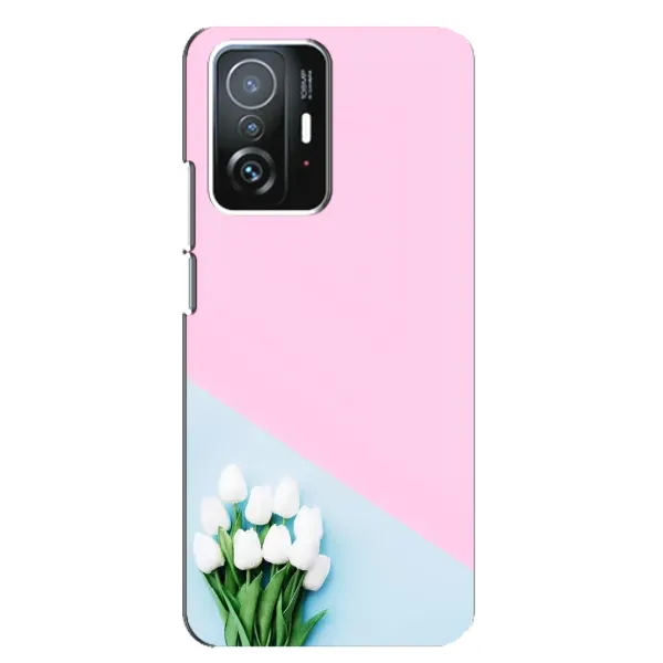 Чехол с рисунком «Белые тюльпаны» для Xiaomi 11T / 11T Pro Чехол с рисунком «Белые тюльпаны» для Xiaomi 11T / 11T Pro