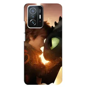 Чехол дракон Беззубик для Xiaomi 11T / 11T Pro (Беззубик и Иккинг)
