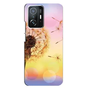 Силиконовый Чехол с одуванчиками на Xiaomi 11T / 11T Pro (Цветок-одуванчик)
