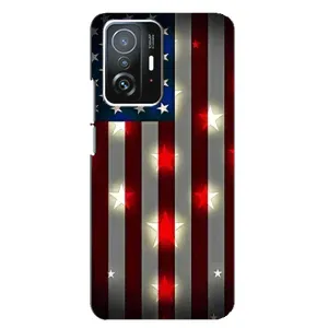 Чохол Прапор USA для Xiaomi 11T / 11T Pro (Прапор США 2)