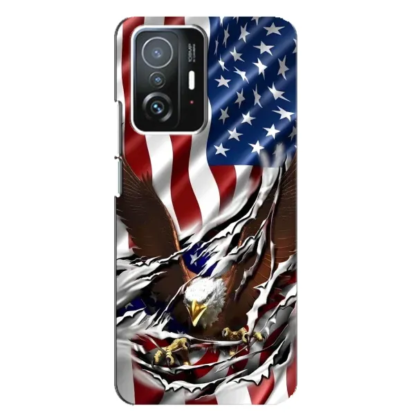 Чехол с рисунком «Флаг USA» для Xiaomi 11T / 11T Pro Чехол с рисунком «Флаг USA» для Xiaomi 11T / 11T Pro