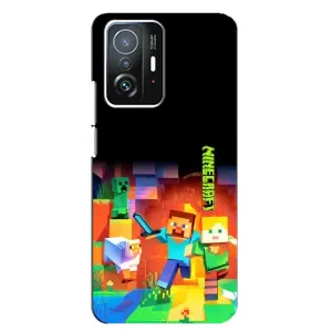 Чохли для Xiaomi 11T / 11T Pro (Персонажі МайнКрафт) (Герой Майнкрафт)