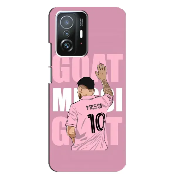 Чехол с рисунком «GOAT MESSI» для Xiaomi 11T / 11T Pro Чехол с рисунком «GOAT MESSI» для Xiaomi 11T / 11T Pro