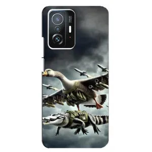 Чохол з мемами траралело тралала для Xiaomi 11T / 11T Pro (Гусіні і крокоділо)