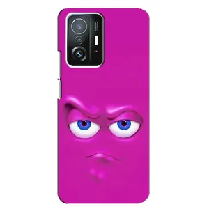 Силиконовые Чехлы (смешные стикеры) для Xiaomi 11T / 11T Pro (Хитрая мордочка)
