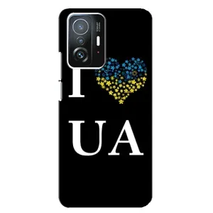 Силиконовый Чехол на Xiaomi 11T / 11T Pro (Я-Украина) (I Love UA)