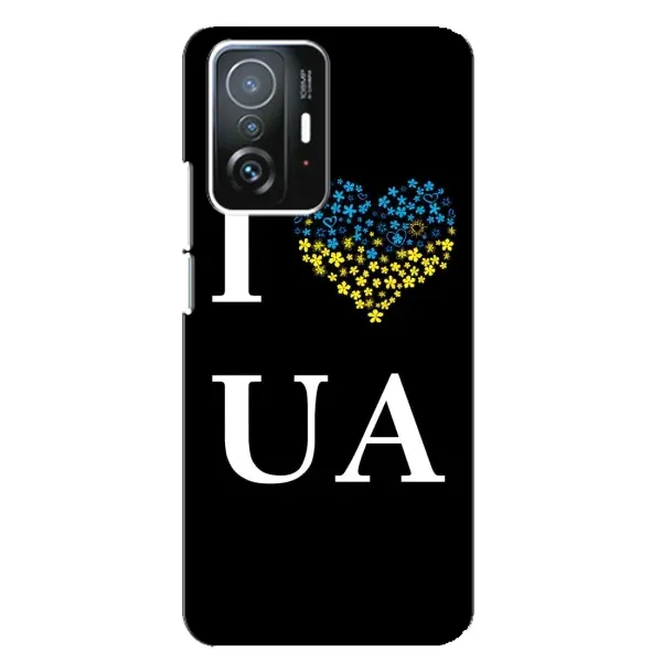 Чехол с рисунком «I Love UA» для Xiaomi 11T / 11T Pro Чехол с рисунком «I Love UA» для Xiaomi 11T / 11T Pro