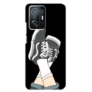 Чехол с Прикольным принтом на Xiaomi 11T / 11T Pro (Кеды)
