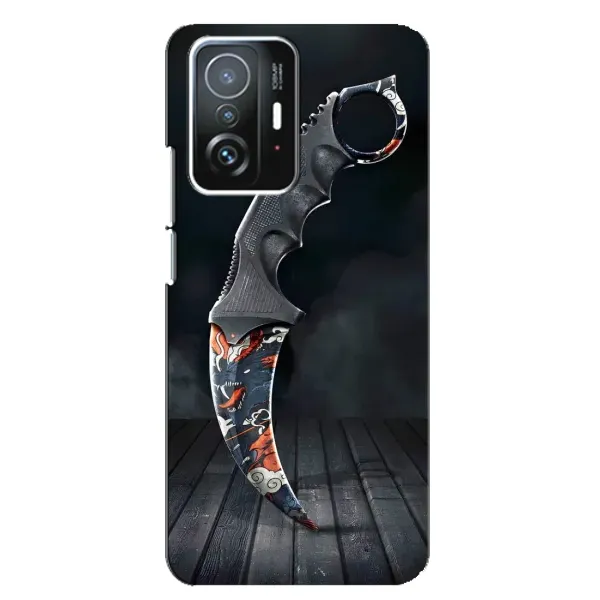 Чехол с рисунком «Кинжал КС ГО» для Xiaomi 11T / 11T Pro Чехол с рисунком «Кинжал КС ГО» для Xiaomi 11T / 11T Pro