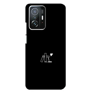 Чехол с картинками на черном фоне для Xiaomi 11T / 11T Pro (Книжки)