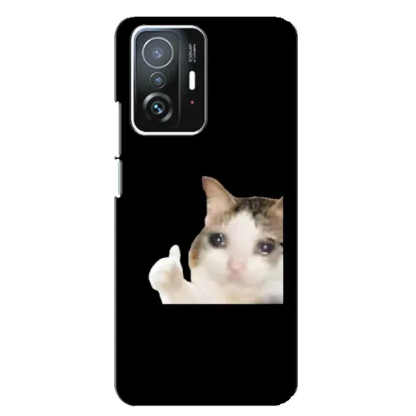 Чехол с рисунком «Кот в слезах» для Xiaomi 11T / 11T Pro Чехол с рисунком «Кот в слезах» для Xiaomi 11T / 11T Pro
