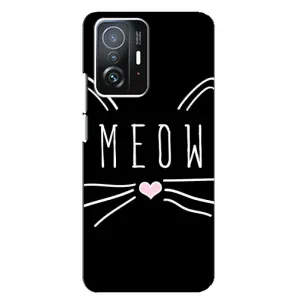 Бампер с изображением Котиков для Сяоми 11т / 11т про (КОТИК MEOW)