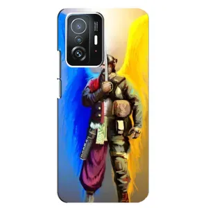 Чехол с картинкой (Патриотический КОЗАК) на Xiaomi 11T / 11T Pro (Козак с крыльями)