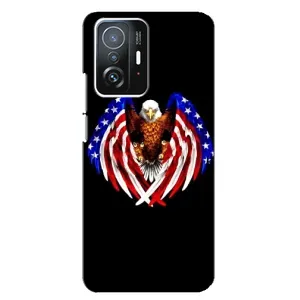 Чохол Прапор USA для Xiaomi 11T / 11T Pro (Крила США)