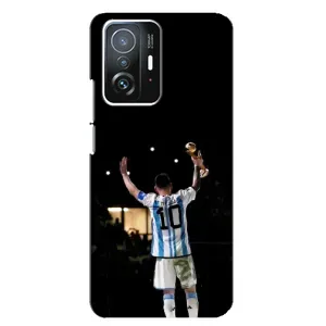 Чехлы Лео Месси Аргентина для Xiaomi 11T / 11T Pro (Лео Чемпион)