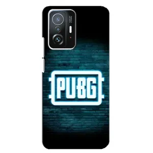 Чехол (TPU) с картинкой "Лого Пабг" на Сяоми 11т / 11т про (Лого PUBG)