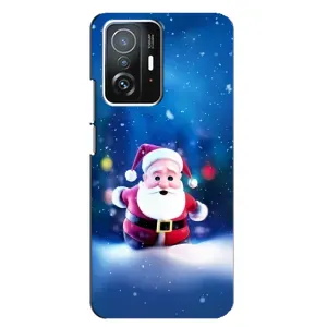 Чехлы на Новый Год Xiaomi 11T / 11T Pro (Маленький Дед Мороз)
