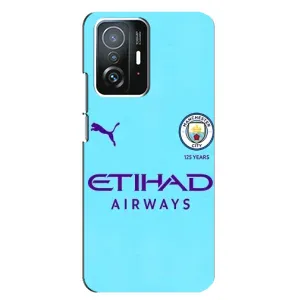 Силиконовые Чехлы принт Футбол на Xiaomi 11T / 11T Pro (Man City)