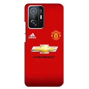 Силиконовые Чехлы принт Футбол на Xiaomi 11T / 11T Pro (Man United)