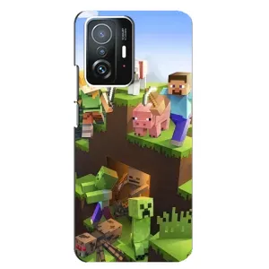 Чохли для Xiaomi 11T / 11T Pro (Персонажі МайнКрафт) (Майн-крафт)