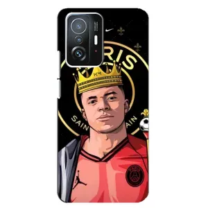 Чехол (TPU) с Футболистом на Xiaomi 11T / 11T Pro (Mbappe King)