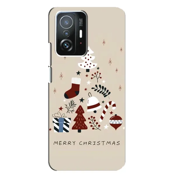 Чехол с рисунком «Merry Christmas» для Xiaomi 11T / 11T Pro Чехол с рисунком «Merry Christmas» для Xiaomi 11T / 11T Pro