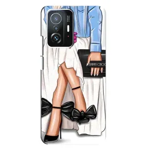 Силиконовый Чехол на Xiaomi 11T / 11T Pro с картинкой Стильных Девушек (Мода)