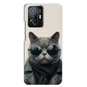 Чехол на тематику: Коты для Xiaomi 11T / 11T Pro (Модный кот)