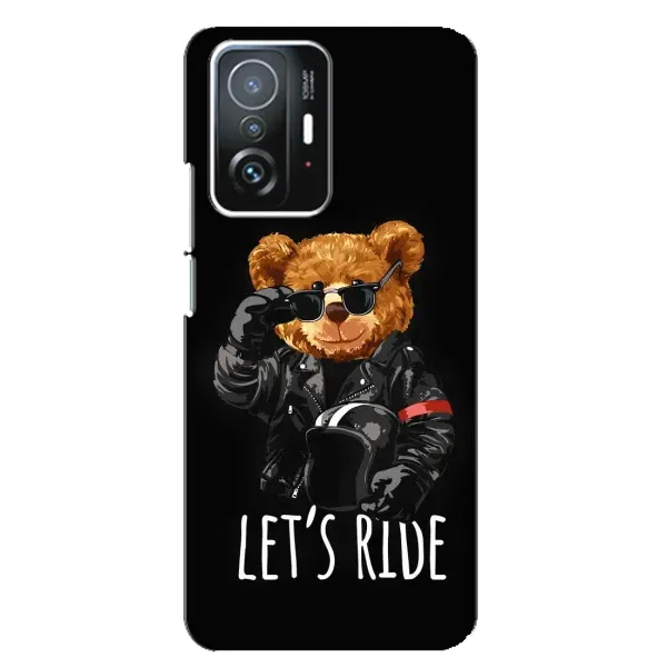 Чехол с рисунком «Модный Мишка» для Xiaomi 11T / 11T Pro Чехол с рисунком «Модный Мишка» для Xiaomi 11T / 11T Pro