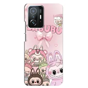 Чехол с принтом Лабубу для Xiaomi 11T / 11T Pro (Монстры Лабубу)