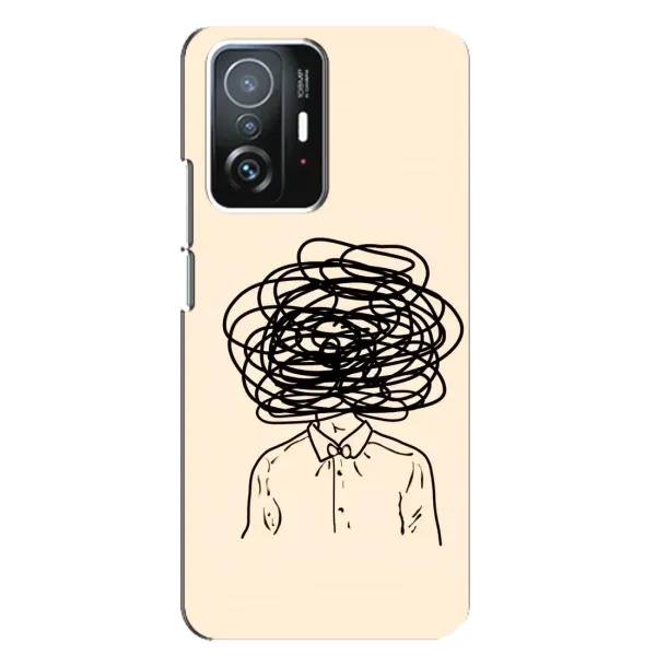 Чехол с рисунком «Мысли» для Xiaomi 11T / 11T Pro Чехол с рисунком «Мысли» для Xiaomi 11T / 11T Pro