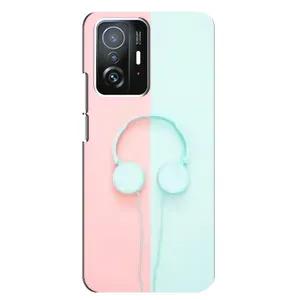Девчачий Чехол для Xiaomi 11T / 11T Pro (Наушники)