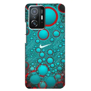 Силіконовый Чохол на Xiaomi 11T / 11T Pro з картинкою НАЙК (Найк зелений)