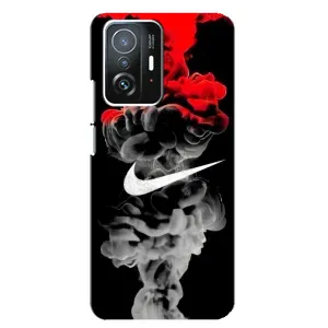 Силіконовый Чохол на Xiaomi 11T / 11T Pro з картинкою НАЙК (Nike дим)