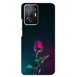Чехлы с принтом Розочки для Xiaomi 11T / 11T Pro (Ночная роза)