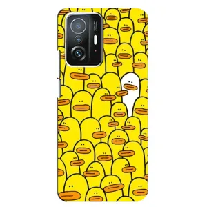 Силиконовый бампер с картинкой животных для Xiaomi 11T / 11T Pro (Особенный)
