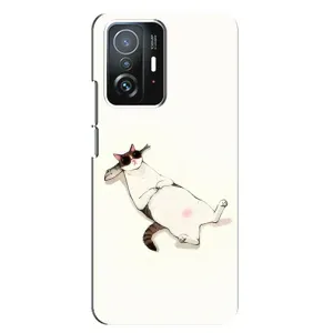 Чехол на тематику: Коты для Xiaomi 11T / 11T Pro (Отдых)