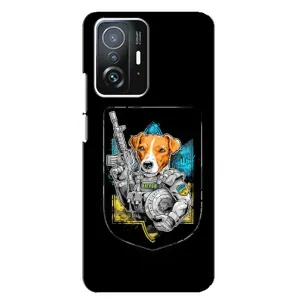 Чехол с принтом для Xiaomi 11T / 11T Pro (Патрон Воин)