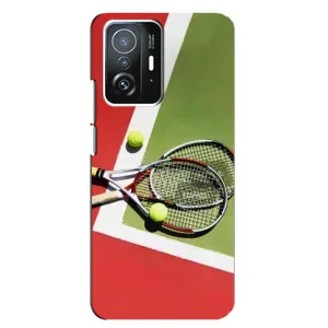 Чохли з прінтом Спортивна тематика для Xiaomi 11T / 11T Pro (Ракетки теніс)