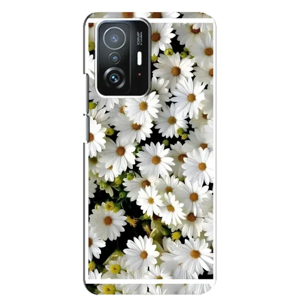 Чехол с рисунком «Рамка в ромашках» для Xiaomi 11T / 11T Pro Чехол с рисунком «Рамка в ромашках» для Xiaomi 11T / 11T Pro